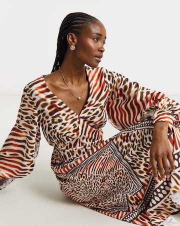 Joanna Hope Animal Printed Dress