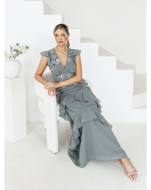 Maya Deluxe Embellished Dress