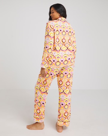 Pretty Secrets Retro Love Button Through PJ Set