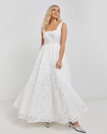 Joanna Hope Brocade Prom Bridal Maxi Dress