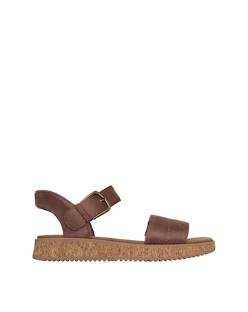 Skechers Bobs Sun Vibe Be Corky Chocolate Sandals - Standard Fit (D)