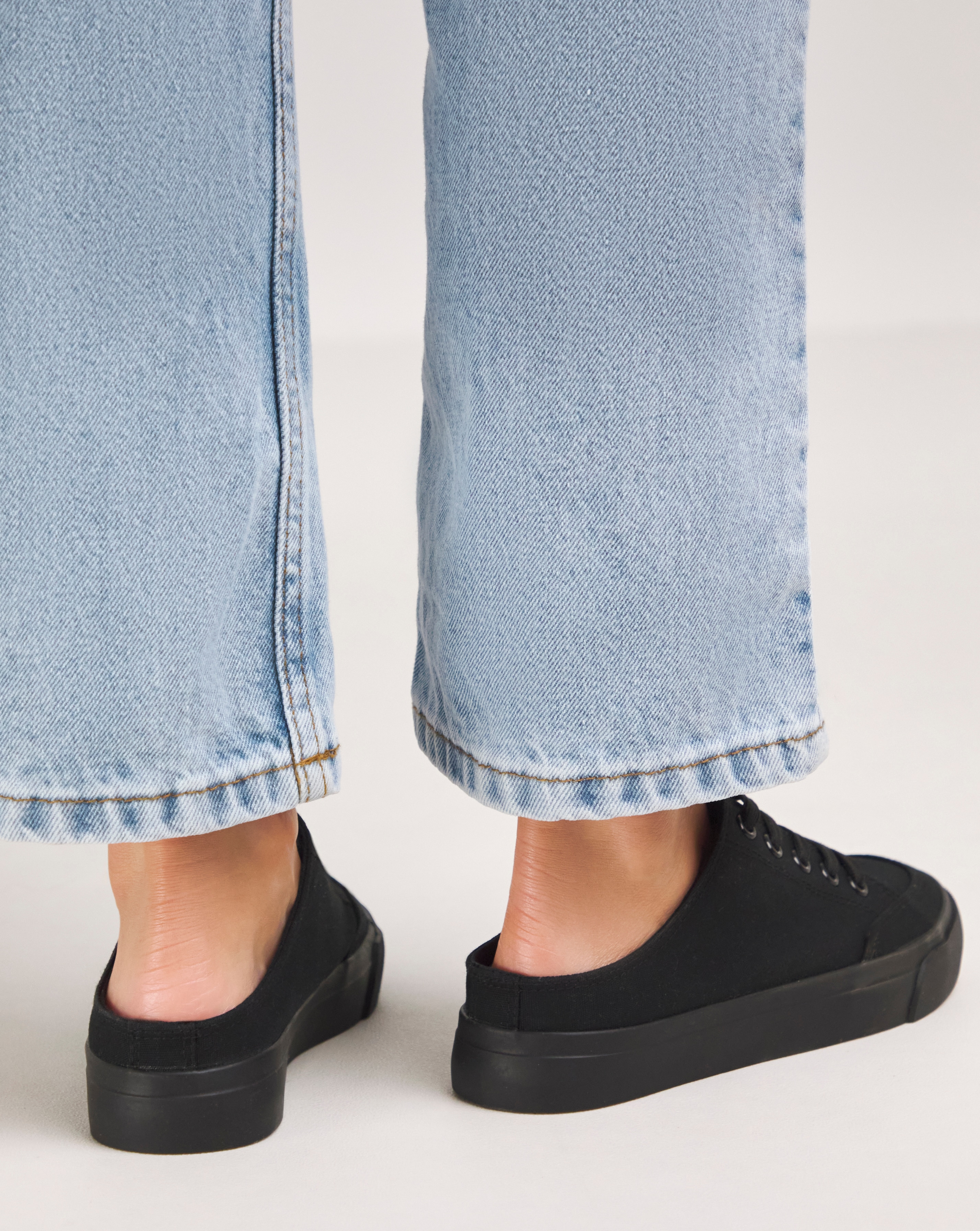 Ely Mule Canvas Trainers Wide E Fit Simply Be