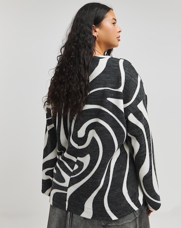 Mono Print Soft Touch Printed Top