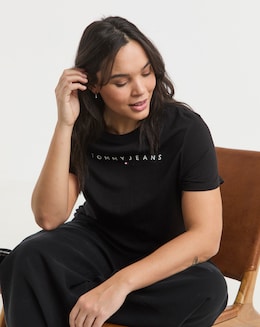 Tommy Jeans Slim Linear Logo Tee