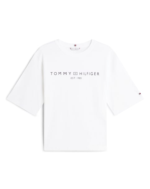 Tommy Hilfiger Logo Trapeze Crew Neck