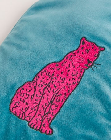 Chelsea Peers Velour Leopard Print Hot Water Bottle In Gift Box