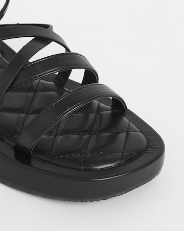 Phoebe Strappy Flatform Sandals Wide E Fit Simply Comfort