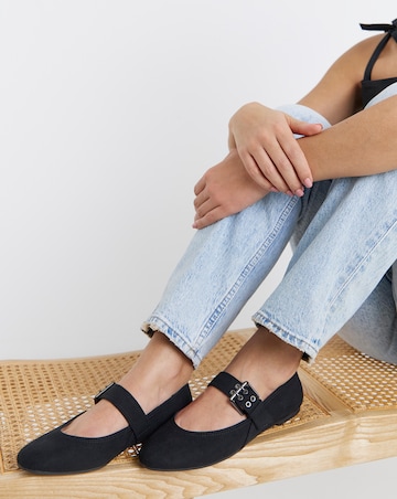 Lexington Mary Jane Ballerina Shoes - Extra Wide Fit (EEE)