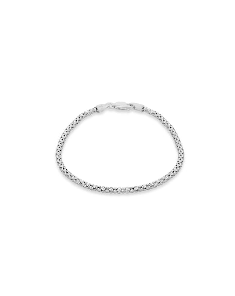 Sterling Silver Popcorn Bracelet