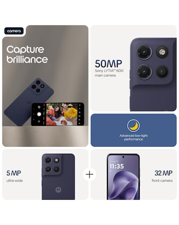 Motorola Moto G17 128GB - Evening Blue