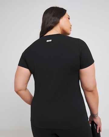 SB3 MAGISCULPT Black Active 360 Control Short Sleeve T-Shirt