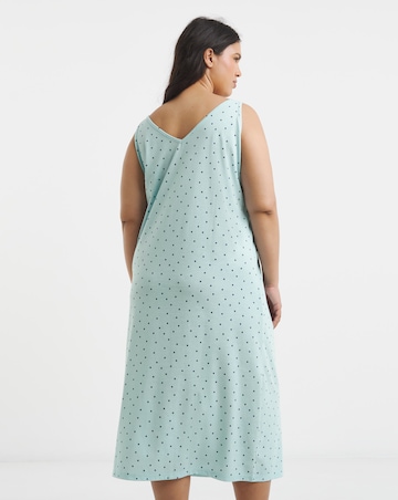 Pretty Secrets Value Spot Sleeveless Midi Nightie
