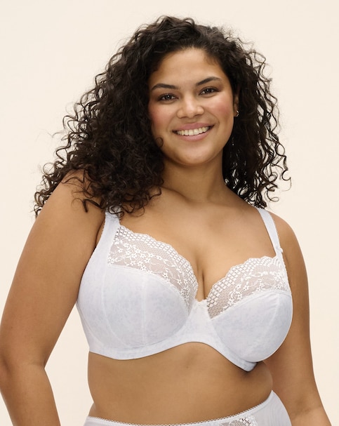Elomi Lucie Plunge Wired Bra White