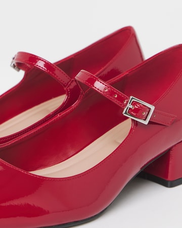 Blithe Low Block Heel Mary Jane - Wide Fit (E)