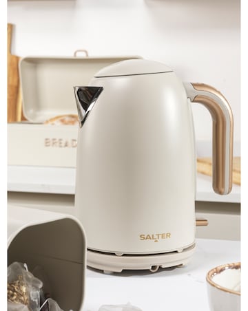Salter Pebble Stone Kettle, Toaster & Canister Bundle