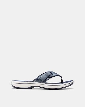 Clarks Navy Cloudsteppers Brinkley Reyna Sandals - Standard Fit (D)