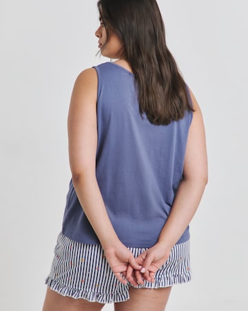 Joe Browns Nautical Short Pyjama Set Blue Multi