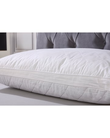 Downland Cloud Quilted Cotton Pillow