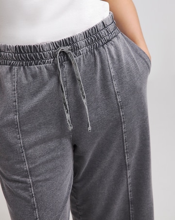 Acid Wash Oversized Wide Leg Jogger