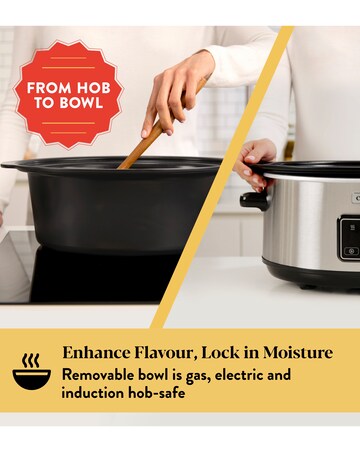 Crockpot CSC112 6.5L Digital Sizzle & Stew Slow Cooker with Induction