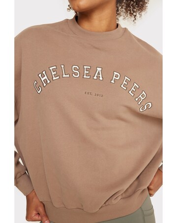Chelsea Peers Branded Oversized Long Sleeve Sweatshirt