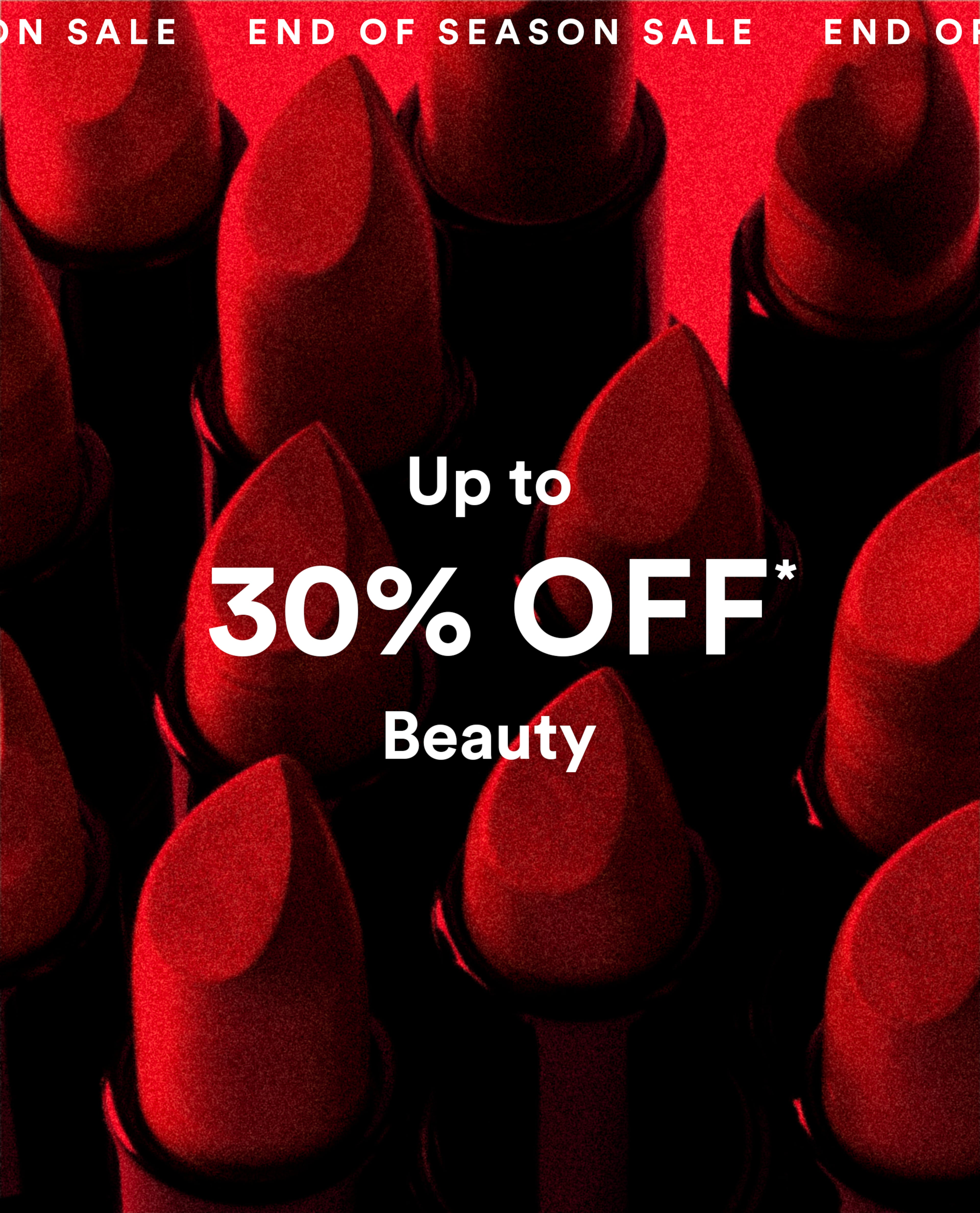 up to 30% off beauty