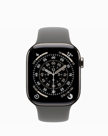 Apple Watch Series 11 GPS + Cellular 46mm - Stone Grey Sport Band - S/M