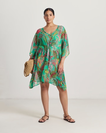 MAGISCULPT Embellished Beach Kaftan
