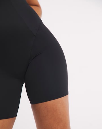 Figleaves Smoothing Shaping Wear Your Own Bra Thigh & Body Slimmer Black