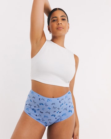 Pretty Secrets 7 Pack Cotton Full Brief Knickers