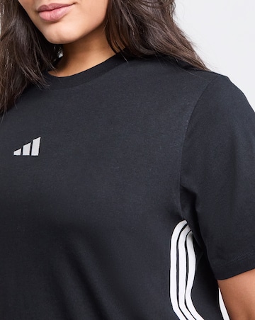 adidas Essentials 3 Stripes T-Shirt Plus Size
