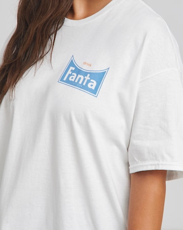 White Fanta Orange License T-Shirt