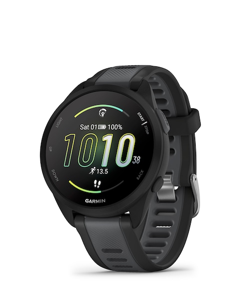 Garmin Forerunner 165 Smart Watch - Black & Slate Grey