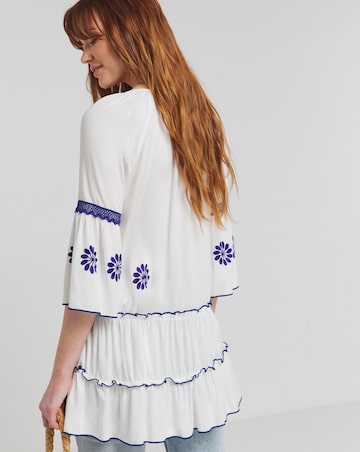 Joe Browns Santorini Embroidered Boho Tunic