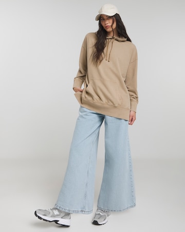 Mocha Extreme Longline Hoodie