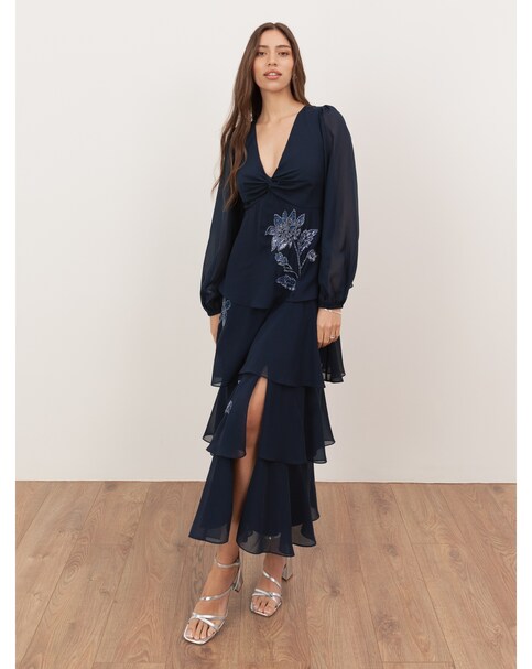 Maya Deluxe Embellished Dress