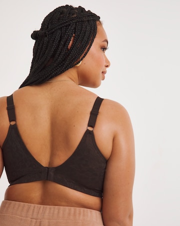 Goddess Yvette Moulded Full Cup Wired Bra Chocolate