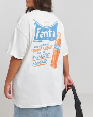 White Fanta Orange License T-Shirt