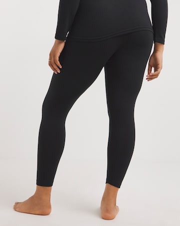 Pretty Secrets (2 Pack) Thermal Leggings Black
