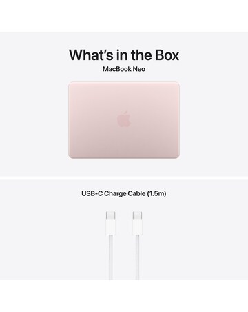 Apple MacBook Neo (A18, 2026) 13in 6-core CPU 5-core GPU 8GB 256GB - Blush