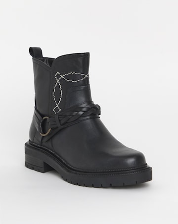 Joe Browns Leather Ankle Boot E Fit
