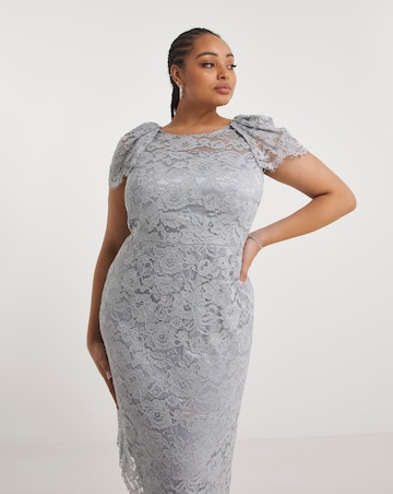 Joanna Hope Lace Shift Dress