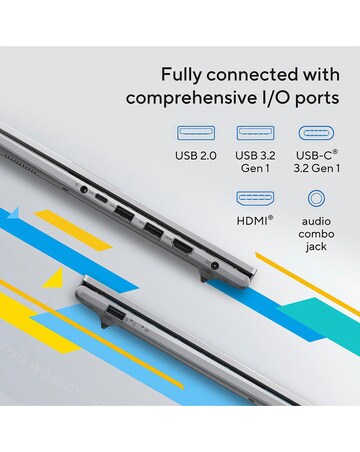 ASUS Vivobook Go 15 Laptop - 15.6in AMD Ryzen 3 8GB 512GB FHD - Silver