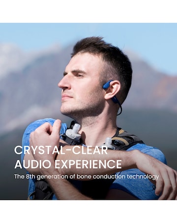 Shokz OpenRun Type-C Open Ear Headphones Blue