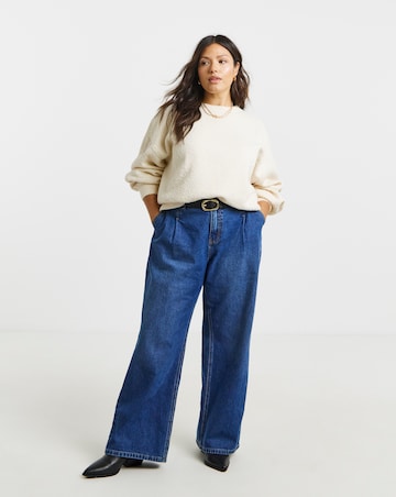 Ecru Boucle Jumper