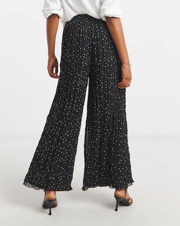Joanna Hope Crinkle Wide Leg Trousers