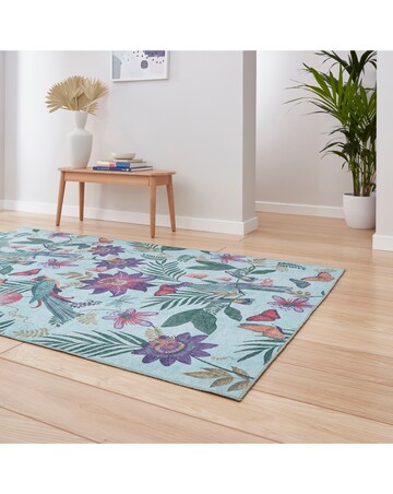 Catherine Lansfield Amaya Tropical Birds Rug