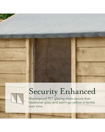 4LIFE Apex Shed 6x8 - Double Door - 2 Window (Home Delivery)