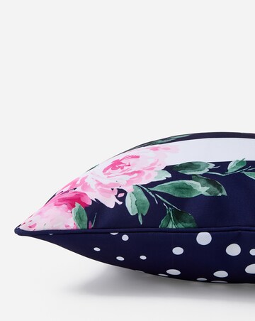 Joanna Hope Ascott Outdoor Cushion with Spotted Reverse