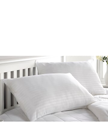 Hotel Collection Satin Stripe Pack of 2 Pillows